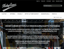 Tablet Screenshot of hockeycorner.net